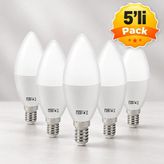 Horoz Ultra-8 8W E14 2700K LED Ampul 5''li Pack