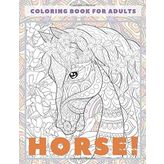 Horse - Coloring Book for adults