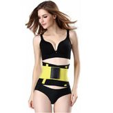 Hot Belt Termal Sauna Kemer Unisex Terletme Korsesi Sarı-Siyah