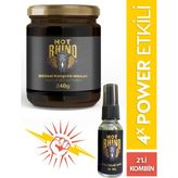Hot Rhino Ballı Atom Kuvvet Macunu 240GR ve 1 Adet Gec Sprey - 1 Paket
