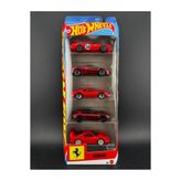 HOT WHEELS Ferrari 5'li Kutu 1/64 Model Araba Seti