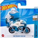 Hot Wheels Tekli Arabalar 1966 Triumph Tiger 100 HTD43 - Siyah - Beyaz