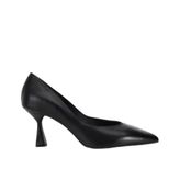 HOTİÇ Kadın Deri Siyah Kısa Topuklu Stiletto