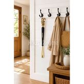 House2home El Yapımı Pirinç İşleme Koç Başı Kerata 60 Cm Dekoratif Ayakkabı Çekeceği