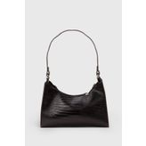 Housebags 195 Kadın Lizard Siyah Baguette Çanta