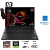 Hp Hyperx Omen 15 Amd Ryzen 7 260(YENI Nesil Işlemci) 8gb 1tb SSD RTX5060 W11 Pro 15.3" Wuxga 165Hz Taşınabilir Bilgisayar D62C8EA Duddi - 1 TB - 8 GB