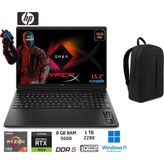 Hp Hyperx Omen 15 Amd Ryzen 7 260(YENI Nesil Işlemci) 8gb 1tb SSD RTX5060 W11 Pro 15.3" Wuxga 165Hz Taşınabilir Bilgisayar D62C8EA Duddi Çanta - 1 TB - 8 GB