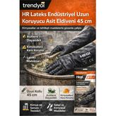 Hr Lateks Endüstriyel Uzun Asit Eldiveni 60 cm