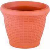 Hs06 Hasır Saksı Tabaklı 50Cm, 42 Litre Kiremit