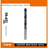 Hss 8 mm Hss Matkap Ucu - 0 - Altın