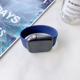 HTstore KRD-31 Solo Loop Medium Mavi Apple Watch 44 mm Kordon