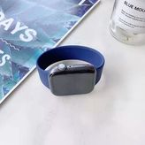 HTstore KRD-31 Solo Loop Small Mavi Apple Watch 44 mm Kordon