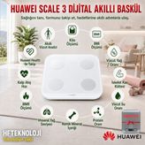 Huawei Huaweı Akıllı Tartı 3 Bluetooth Edition + Dijital Hassas Mutfak Tartısı Hediye - Beyaz