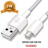 Huawei Veri Kablosu Şarj Kablosu Micro Usb Beyaz Huawei Cep Telefonları İle Uyumlu 100 Cm Dtsıne0011294
