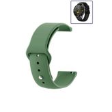 Huawei Watch Gt4 46mm Uyumlu Kordon Yumuşak Dokulu Esnek Jel Silikon KoyuYeşil Kayış