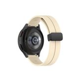 Huawei Watch GT5 46 mm GT5 Pro ile Uyumlu Kayış Magnet Tokalı 22 mm Silikon Spor Kordon Krem