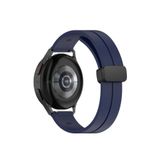 Huawei Watch GT5 46 mm GT5 Pro ile Uyumlu Kayış Magnet Tokalı 22 mm Silikon Spor Kordon Lacivert