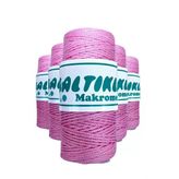 Hubrendy Tedarik 5 Adet Polyester Simli Makrome İpi Ss-1545