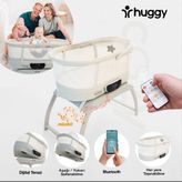 Huggy 4 İn 1 Cozy Terazi Özellikli Bluetooth Müzikli Kumandalı Portatif Otomatik Sallanabilir Beşik