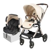 Huggy Revo 5 İn 1 Travel Sistem Bebek Arabası Latte latte