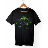Hulk-Marvel Unisex Siyah Tişört - XL
