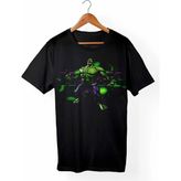 Hulk-Marvel Unisex Siyah Tişört