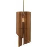 Hüma Modern Tasarım Doğal Ahşap Mdf Lazer Kesim Rustik Salon Avize - Kahverengi - 1