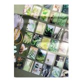 Hume Craft Yeşil Aesthetic Defter Sticker Kitapçığı Bullet Journal Sticker / Defter / Ajanda Sticker / Çıkartma