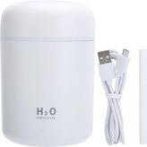 Humidifier USB LED Işıklı Ultrasonik Hava Nemlendirici Mini Boy Buhurdanlık Ev ve Araç Için - Beyaz