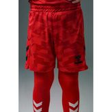 Hummel Line Kaleci Şort Kırmızı Çocuk