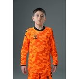 Hummel Line Kaleci Tek Üst Forma Neon Turuncu Çocuk