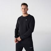 Hummel T-Ic Ico Erkek Siyah Yuvarlak Yaka Sweatshirt