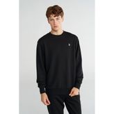 hummel T-Pulse Male Co Regular Crew Neck Siyah Erkek Sweatshirt 922442-2001