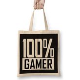 Humuts 100% Gamer Atari Oyun Bez Çanta