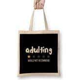 Humuts Adulting Would Not Recommend Bez Uzun Saplı Açık Bej Rengi Çanta