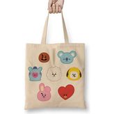 Humuts Bts BT21 Karakterleri 02 Bez Çanta