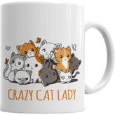 Humuts Crazy Cat Lady Kedi Kupa Bardak