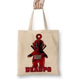 Humuts Deadpool Açık Bej Uzun Saplı Bez Çanta