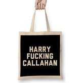 Humuts Harry Fucking Callahan Açık Bej Uzun Saplı Bez Çanta