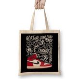 Humuts Michael Jordan The Goat Retro White Bez Çanta