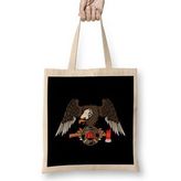 Humuts Patriotic Firefighter Eagle Fire Department Bez Çanta