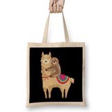 Humuts Sloth Riding Llama Hugging Animal Friends Bez Kadın Günlük Çanta