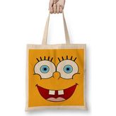 Humuts Süngerbob Spongebob Bez Kadın Günlük Çanta
