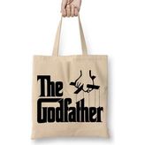 Humuts The Godfather Illüstrasyon Bez Kadın Günlük Çanta