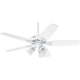 Hunter Builders Plus Beyaz 132 cm Aydınlatmalı Tavan Vantilatörü
