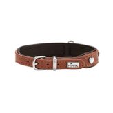 Hunter Köpek Boyun Tasması München Taba Siyah 30/XS