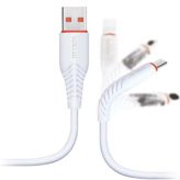 Hytech HY-X235 Beyaz 1.2M 3A Micro USB Data