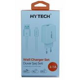 Hytech HY-XE21 5v 2.1A Micro Usb Kablolu Ev Şarj Adaptörü