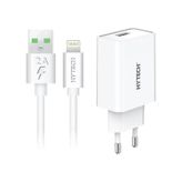 Hytech HY-XE22 Beyaz 2.1A Lightning Kablolu Duvar Şarjı