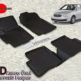 Hyundai Accent Era 2006-2012 Siyah Premium 4D Araca Özel Paspas